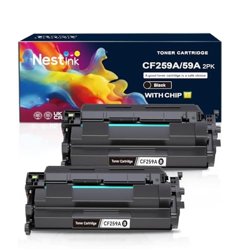 Image of Nestink CF259A Tonr (3000 pages) 59A Black Toner Cartridge Compatible with HP Laserjet Pro M404dn Printer Cartridge Laserjet Pro M404dw M404 M404n M304n M304dn Toner LaserJet Pro MFP M428dw (2 Pack)