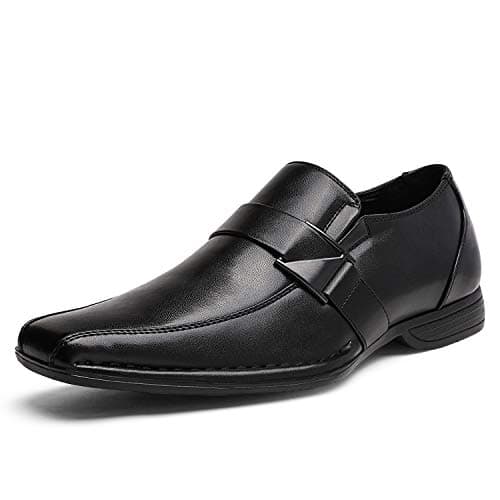 Image of Bruno Marc Men's Giorgio Leather Lined Dress Loafers Shoes,Size 11,Black,Giorgio-3