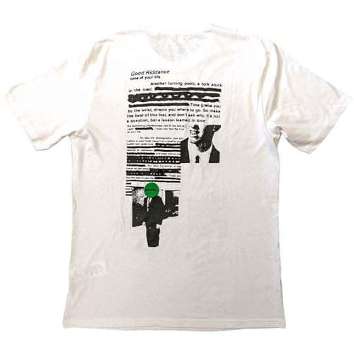 Image of Green Day T Shirt Good Riddance Band Logo Official Unisex White S
