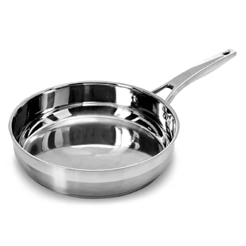 Image of Blackmoor 28cm Stainless Steel Frying Pan/High Grade, PFAS-Free, Suitable for All Hob Types Including Induction and Oven Cooking/Pro Range 65259