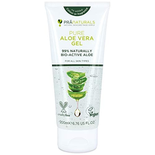 Image of PraNaturals Pure Aloe Vera Gel 200ml – Soothing & Hydrating, Rich in vitamins, bug bites and minor burns, Ideal for all skin types, Cruelty-free & Vegan
