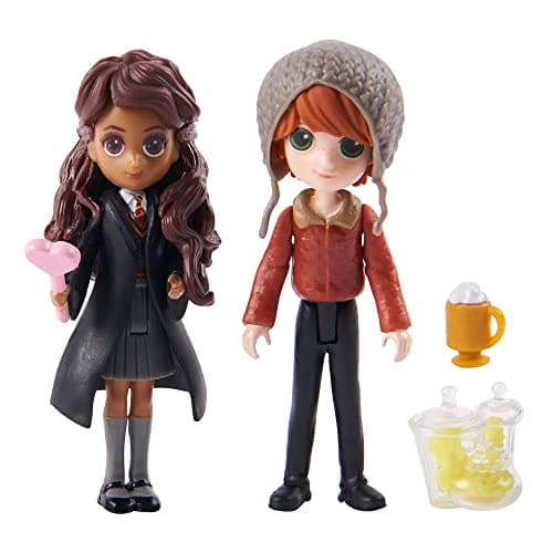 Image of Wizarding World Harry Potter, Magical Minis Ron Weasley and Parvati Patil Figure Set with 2 Doll Accessories, Kids’ Toys for Ages 6 and up