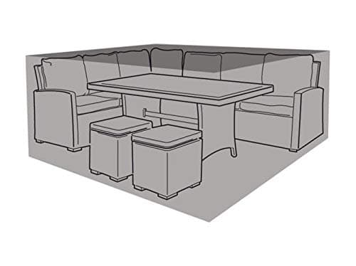 Image of Garland Products Limited LARGE BLACK CASUAL GARDEN DINING SET COVER 300CM FURNITURE PROTECTION