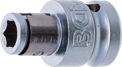 Image of BGS 8225 | Bit Adaptor with retaining Ball | 10 mm (3/8") Drive | internal Hexagon 6.3 mm (1/4")