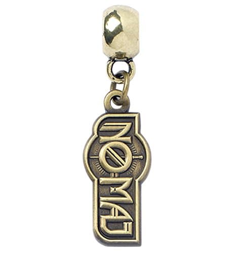 Image of Antique Gold Plated Fantastic Beasts And Where To Find Them No Maj Slider Charm