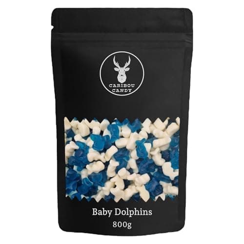 Image of Gummy Baby Dolphins – Pick n Mix Favourite Sweets – 800g Sweet Bag – Soft Jelly Fruit Sweets Candy Gift for Sharing, Gifts & Parties