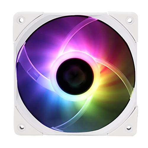 Image of Thermalright C12015W-S cpu fan computer case fan quiet 4pin PWM ARGB PC fan, 15mm Slimline cooler fan, 120mm cpu cooling fan(White)