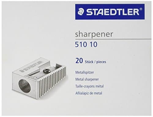Image of Staedtler 51010 Metal Single Hole Sharpener (Pack of 20)