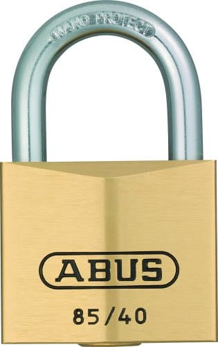 Image of ABUS 04809 Stainless Steel Shackle Service Brass Padlock with 577 Alike Keyed