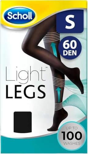 Image of Scholl Light Legs 60 Den Black Small Compression Tights