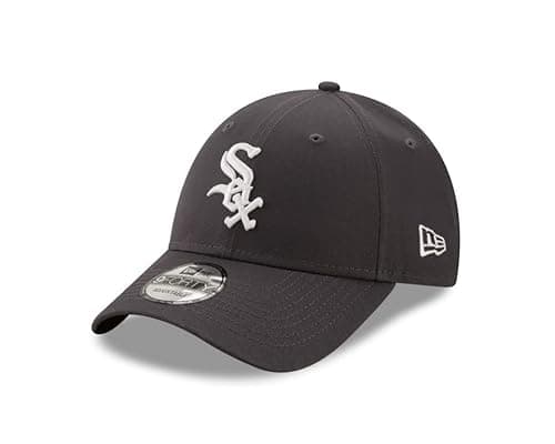 Image of New Era Chicago White Sox MLB League Essential Gray White 9Forty Adjustable Cap - One-Size