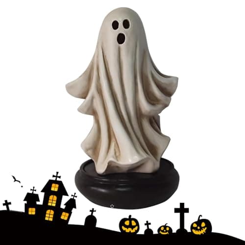 Image of Ghost Incense Burner - Halloween Incense Burner | Gothic Backflow Incense Burner | Waterfall Backflow Incense Burner | Incense Resin Burner Holder | Aromatherapy Ornament Halloween Home