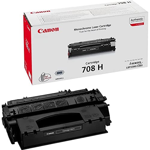 Image of Canon 708H - 0917B002 - 1 x Black - Toner Cartridge - For iSENSYS LBP3360, Laser Shot LBP3300, 3360