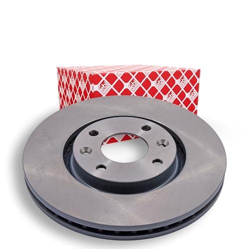 Image of febi bilstein 21121 Brake Disc Set (2 Brake Disc) front, internally ventilated, No. of Holes 4