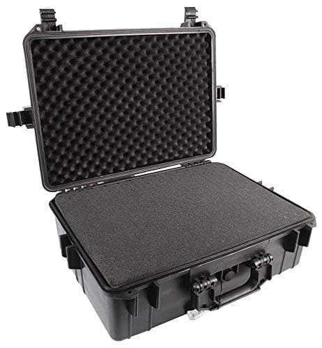 Image of DURATOOL D03134 Black Water Resistant Case with Foam Insert - 425mm x 569mm x 215mm Professional Protection for Your Equipment