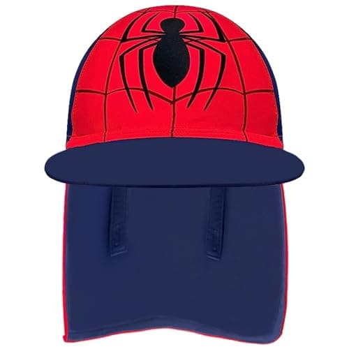 Image of Gifts Treat Boys Girls Sun Hat UPF50+ Legionnaires Hat,Quick Drying Boys Sun Hat Spider Beach Hats with Neck Protection, 4-6 Years