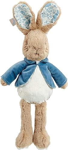 Image of Rainbow Designs Official Beatrix Potter Signature Collection Peter Rabbit Deluxe - Newborn Baby Gifts - Plush Toddler Toy - Cute Stuffed Animal - Official Bunny Toy - Cuddly Soft Toy