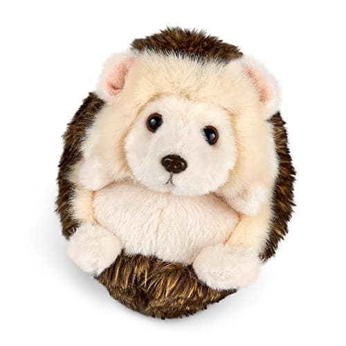 Image of Living Nature Hedgehog, Realistic Soft Cuddly Sitting Hedgehog Toy, Naturli Eco-Friendly Plush, 10.5cm