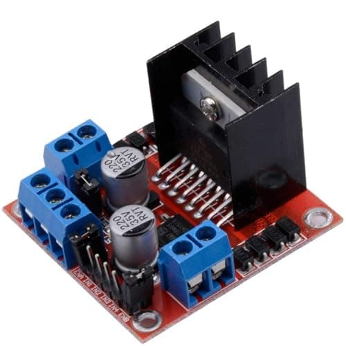 Image of zalati Motor Drive Controller Board L298N Dual H Bridge DC Stepper Motor Driver Module Compatible with Arduino