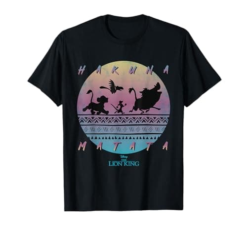 Image of Disney The Lion King Hakuna Matata 90s Circle T-Shirt