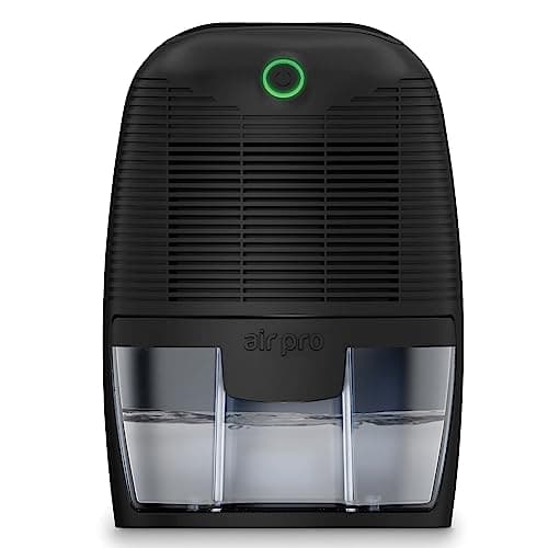 Image of Air Pro Dehumidifier 600ml, Small and Compact Moisture Absorber - Mini Air Dehumidifier for Home, Bedroom Damp, Office, Garage & Basement - Portable Electric Mould, Damp and Condensation Remover