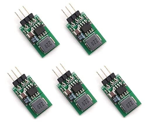 Image of Fasizi 5pcs 5V 1A mini three-terminal regulator block instead of LM7805 5.5~32V input