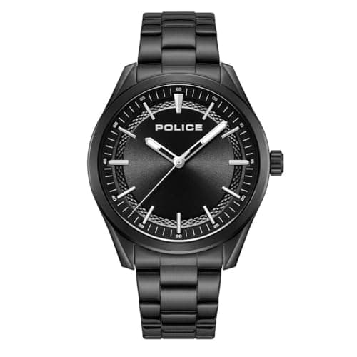 Image of Police Men Analog Quartz Watch with Metal Strap PEWJG0018201