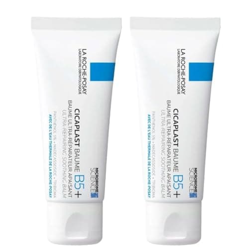 Image of La Roche-Posay Cicaplast Baume B5+ Duo Pack – Restorative Soothing Balm – Supports Skin Barrier Repair – 2 x 40ml