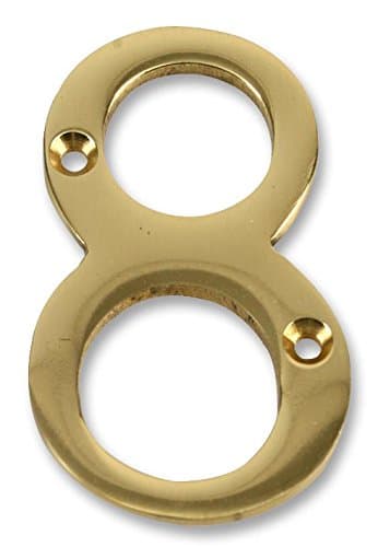Image of Duratool D01258 Brass Number, No. 8, 3" Length