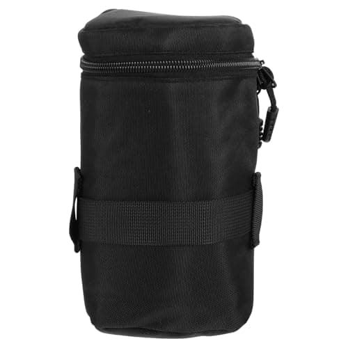 Image of ULTECHNOVO Camera Lens Protective Case Nylon Waterproof Shockproof Medium Size 9X9X16Cm Zipper for Travel and DSLR