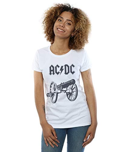 Image of AC/DC Women's for Those About to Rock T-Shirt White XX-Large