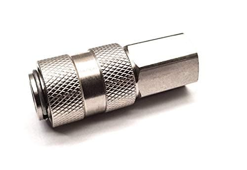 Image of Pneumatic Female Quick Release Coupling 3/8" BSP Female Thread – Quick Connect Air Line Fitting UK Standard for Compressor & Air Tools