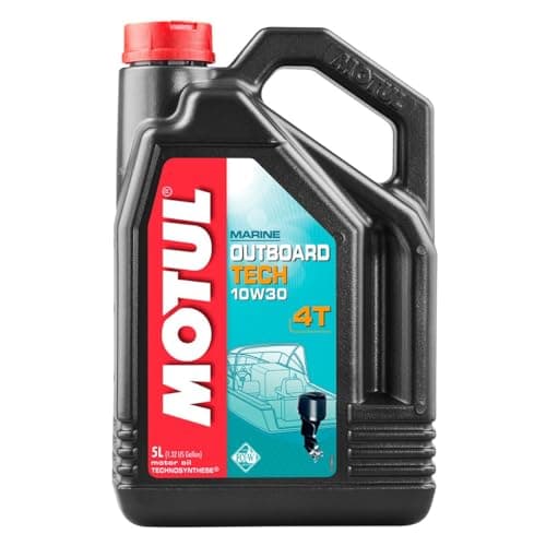 Image of Motul 101747 Outboard Tech 4T 10 W/30 Engine Oil 5 L