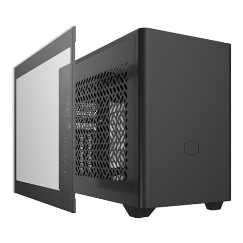 Image of Cooler Master NR200P V2 Mini-ITX 18L PC Case, Top-Mount 240mm|280mm Liquid Cooler, 356mm Vertical Mounting 3.5-Slot GPU, Tempered |Vented Panel, USB 3.2 Gen 2x2 Type C (NR200PV2-KCNN-S00)