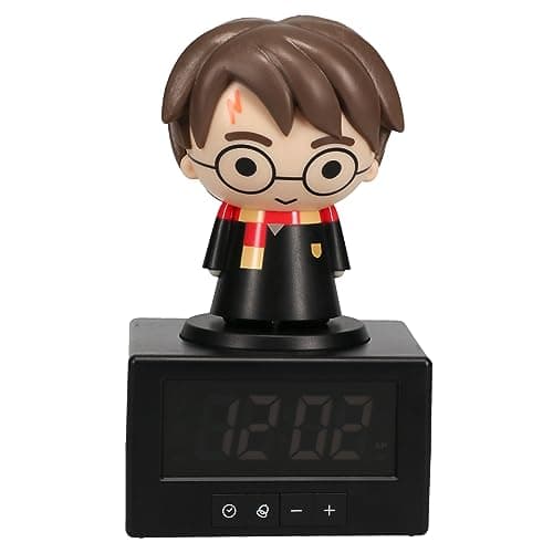 Image of Paladone Harry Potter Digital Alarm Clock - Officially Licensed, Mood Lamp Featuring Harry, Night Light with Wake Up Timer, Room Decor for Potter Heads