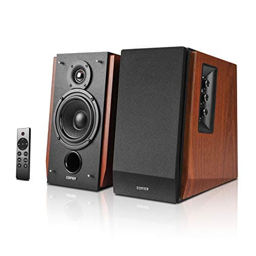 Image of Edifier R1700BTs Active Bluetooth Bookshelf Speakers - 2.0 Wireless Near Field Studio Monitor Speaker - 66w RMS with Subwoofer Line Out - Wooden Enclosure