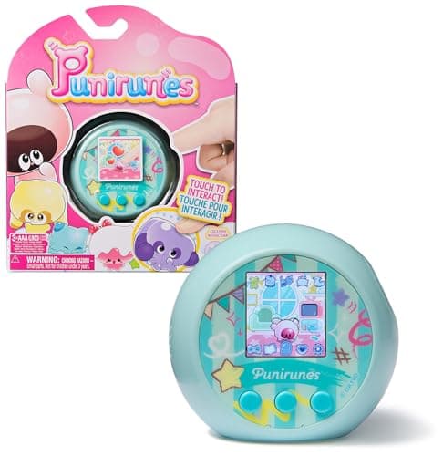Image of Punirunes, Interactive Digital Toy with 55 Squishy Characters Inside, Reacts to Touch, Full-Colour Display, Kids’ Toys for Girls & Boys Aged 5 and up