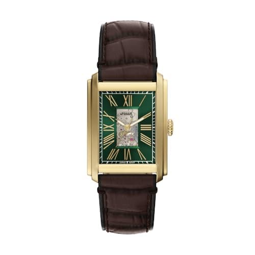 Image of Fossil Carraway Men's 30MM Gold-Tone Stainless Steel Watch, ME3271