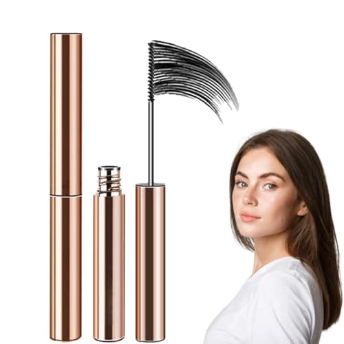 Image of Ultra-Fine Black Mascara for Older Women, Nourishing, Buildable Formula with Metal Wand Mascara for Mature Women, Iron Wand Mascaras Resistant to Smudging, Length & Definition for Aging Black Lashes