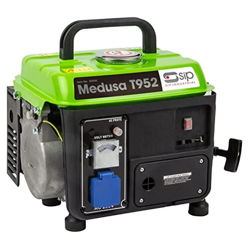 Image of SIP MEDUSA T952 Compact Petrol Generator 750W 2hp 60cc 2 Stroke Engine, 4L Fuel Tank