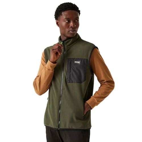 Image of Regatta Mens Frankie Fleece Bodywarmer Stretch Bulk-Free Winter Layer Gilet Top