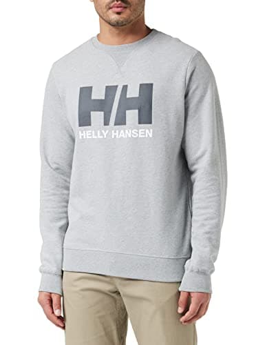 Image of Helly Hansen Men's HH Logo Crew Sweat, Grey Melange, XL