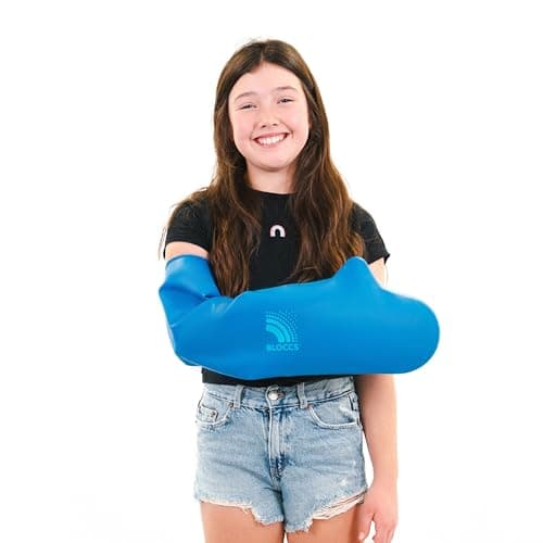 Image of Bloccs Waterproof Cover for Plaster Cast Arm, Swim, Shower & Bathe. Watertight Protector - #CA79-XL - Child Arm (Extra Large)