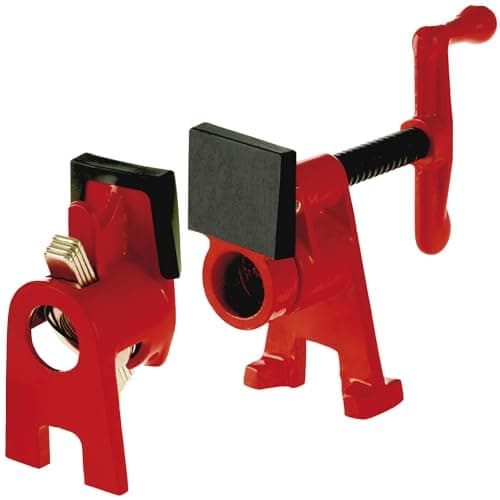 Image of Bessey BPC-H12 1/2-Inch H Style Pipe Clamps, Red