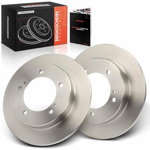 Image of Frankberg Brake Disc Set incl. 2x Discs Front Solid Ø290mm Compatible with Jimny Off-road Vehicle Closed SN X-90 EL Replace# 5521160A00,96058796
