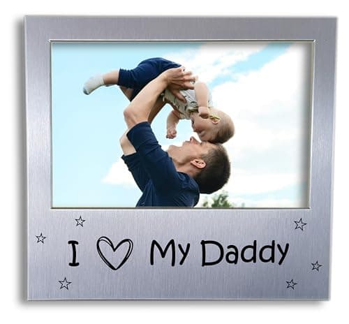 Image of I Love My Daddy Photo Frame - Gift For Dad - Daddy Gift Idea - Birthday Present for Dad - 5 x 3.5 inch - Style 3