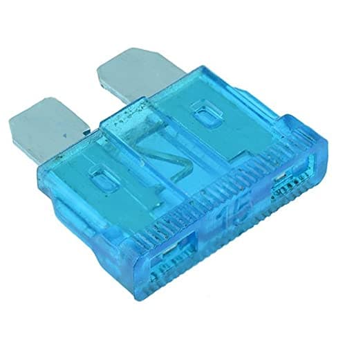 Image of 15A Blue Standard Blade Fuse Car Auto Automotive Replacement (Pack of 10)