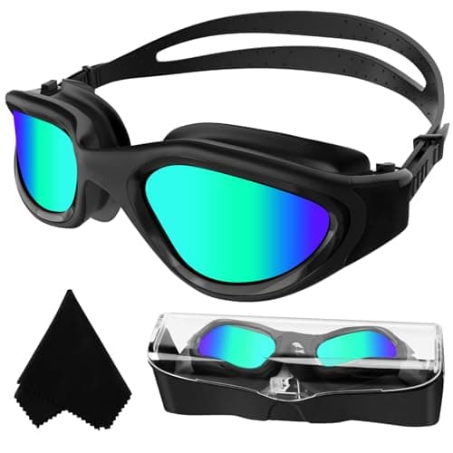 Image of Winline Adult Swimming Goggles,Open Water Goggles Swimming Anti Fog UV Protection No Leakage Clear Vision Easy to Adjust for Adults Men Women Teenagers