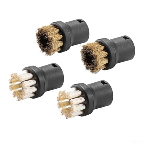 Image of Round Brush Set For Karcher For Series Steam Cleaners With Extended Reach Function For Thorough Household Cleaning
