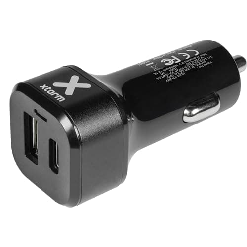 Image of Xtorm Pro Car Charger, 48W fast charger, USB-C and USB port